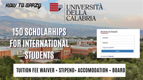 university of calabria registration